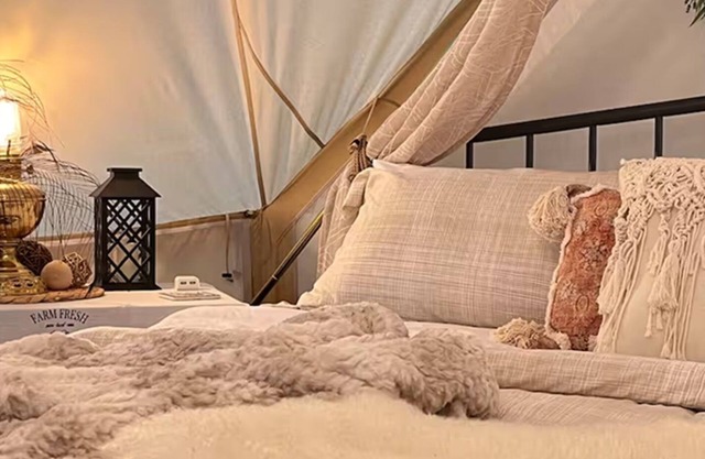 Glamping tent Shenandoah Valley