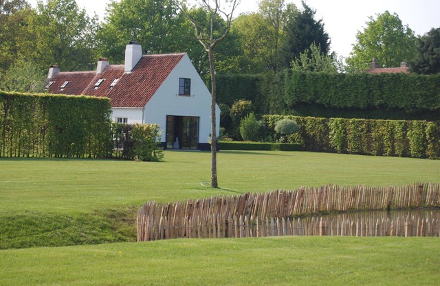 Casa de vacaciones de lujo en un entorno verde de Brujas y Knokke