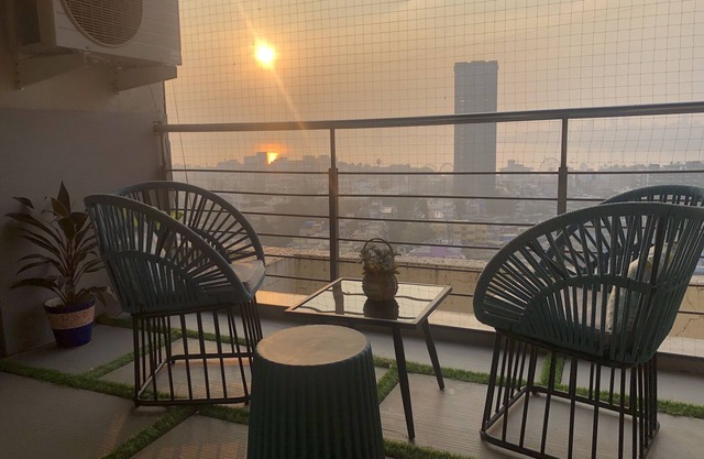 Lujoso apartamento con vistas al mar cerca de la iglesia Mahim, Hospital Raheja, 1BKC.