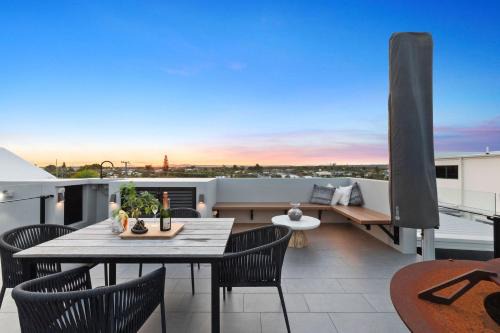 Luxurious Waterfront Home with direct beach access and ocean views from top viewing deck