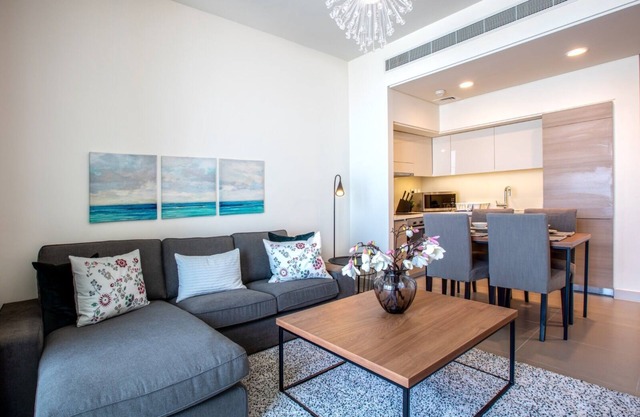 Luxury 2 BD apartment for families only with beach access