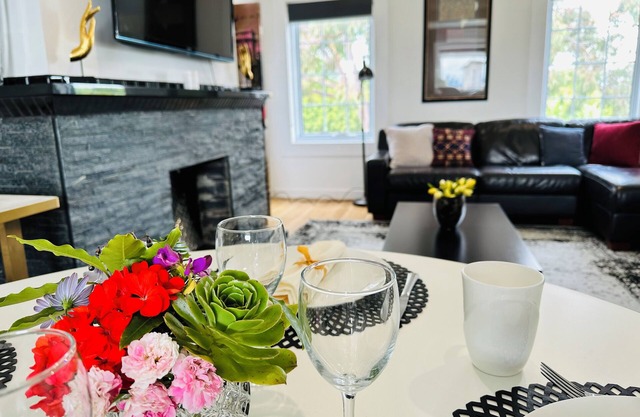 Luxury and grandeur with city view balcony