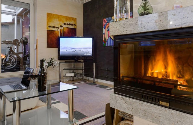 Luxury apartment with a private gym