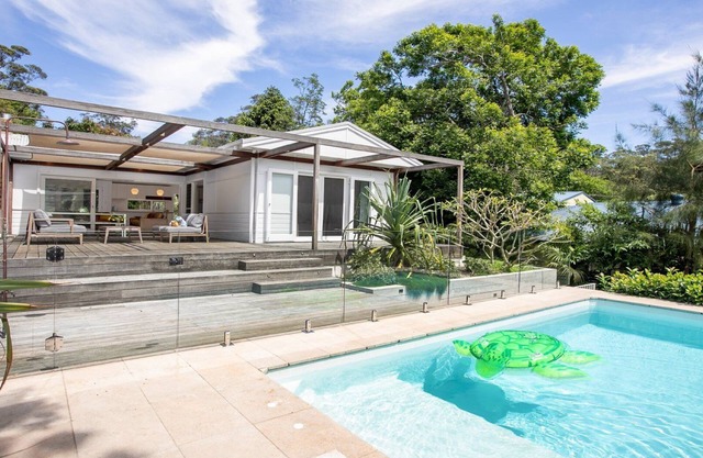 Luxury beach shack with pool and short walk to beach