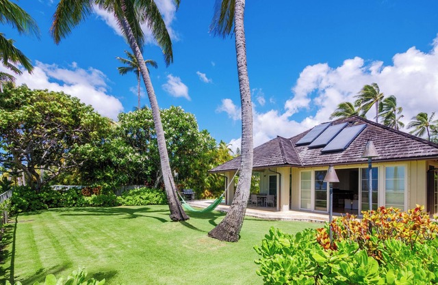 Luxury Beach Estate w/ Pool & Private Sandy Stretch Overlooking Maunalua Bay