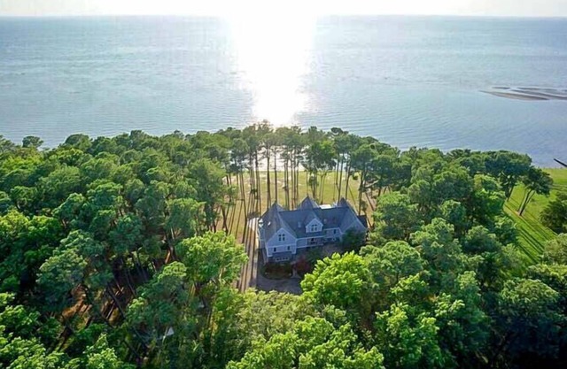 Luxury Beachfront 5 Bedroom, 3.5 Bath home with 200 ft. of PRIVATE BEACH!