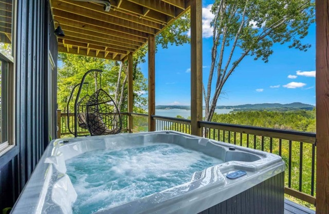 Luxury Cabin | Lake Views, EV Charger, Game Room!