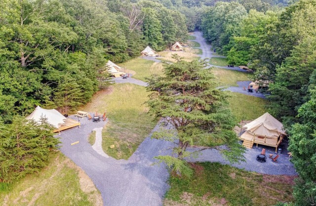Luxury Camping with King Bed - Cacapon Tent