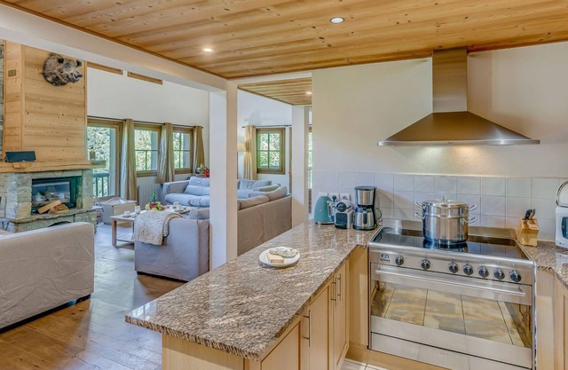Chalet de lujo en Tignes: 6 hab., 6 bañ., sauna, para 12 pers., vistas a las pistas y al Dôme de la Sache