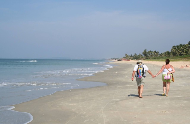 De lujo independiente, 3 dormitorios en suite Sunset View Beach Villa, 200 mtr Varca Beach