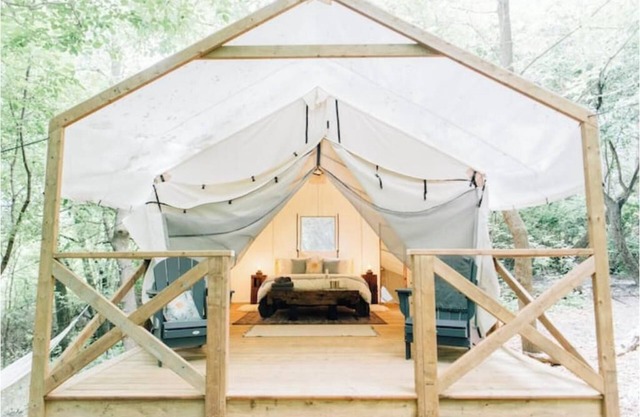 Luxury Glamping on Elora Sunflower Farm - Firefly