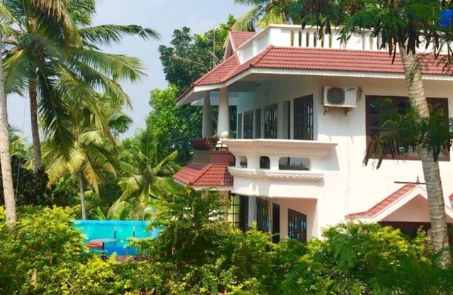 Luxury guest house in poovar backwaters islands.