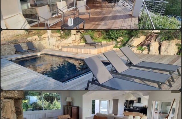 Luxury house with swimming pool in Corsica for vacations with friends or family