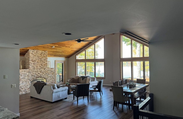 Casa de lujo en la playa del lago Michigamme