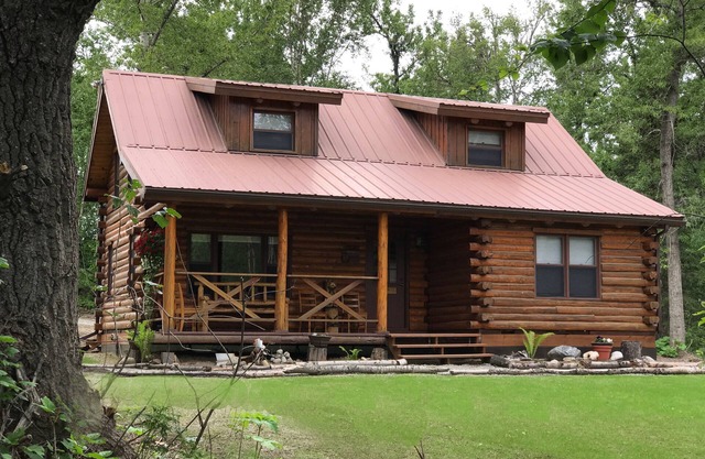Log Cabin de lujo con una vista impresionante