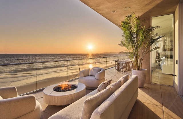 Luxury Malibu Beach House with Private Beach Access
