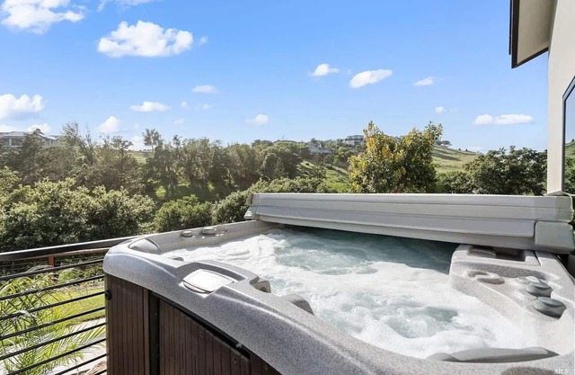 Luxury Meets Wine Country in this modern estate, overlooking the 8th fairway.
