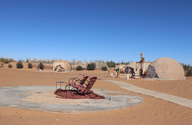 Luxury nomadic tented camp