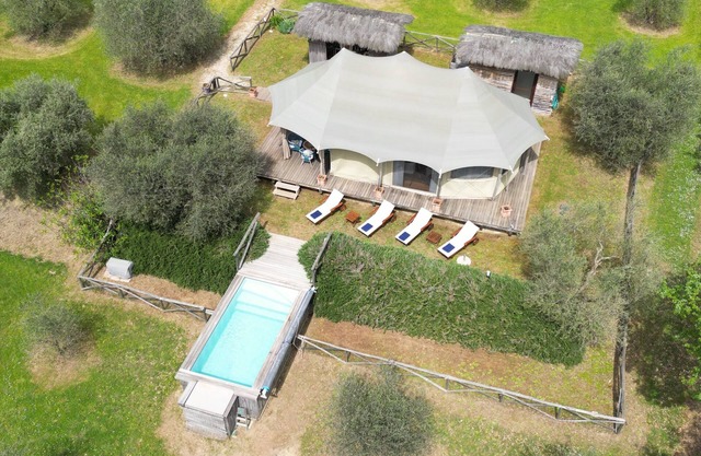 Tienda de zafiro azul - Glamping