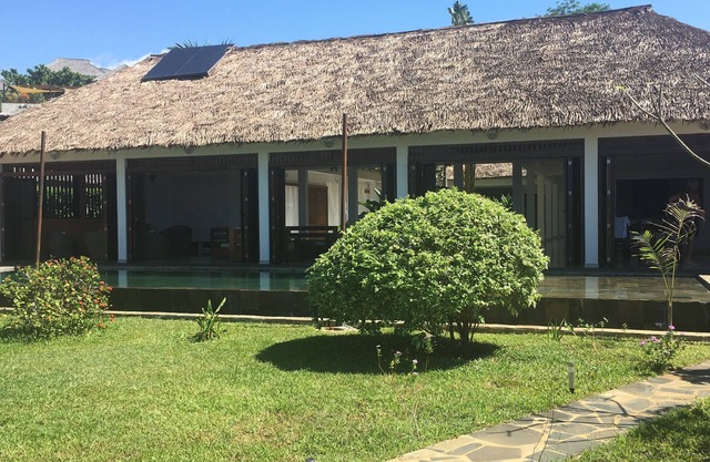 Villa de lujo en la playa.