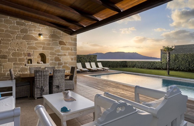 Luxury Villa Posidonia with Pool Only 35 Metres From The beach