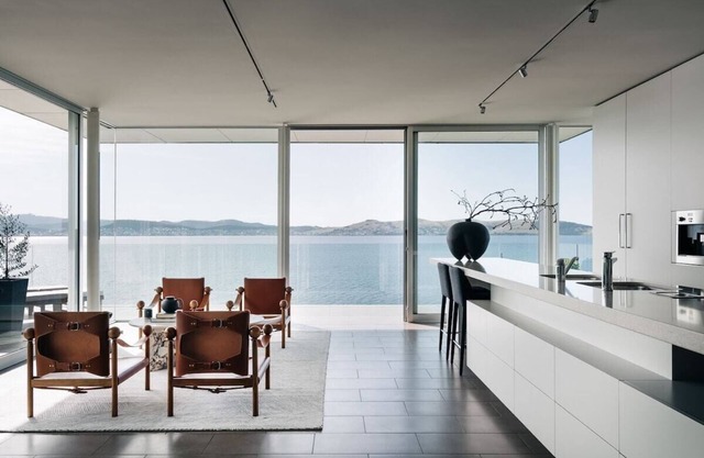 Luxury waterfront home with beach access