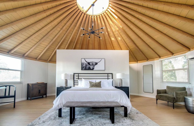 Luxury Yurt in Texas Wine Country
