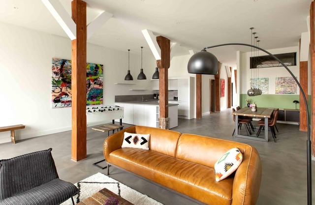 Luxus FW Cityloft Flensburg, Terrasse, Garten, Kamin, Wlan, Waschmaschine, Hund