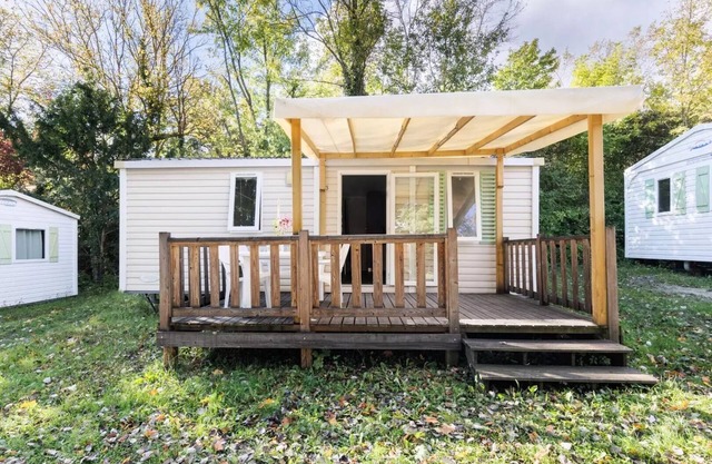 Camping de la Croze *** - Casa móvil 2 habitaciones 4 personas