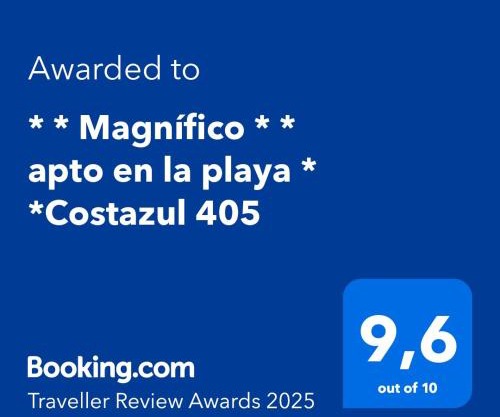 * * Magnífico * * apto en la playa * *Costazul 405