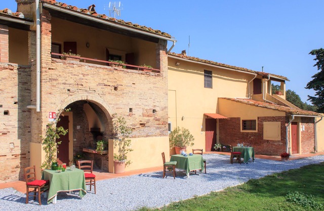 Magnífico apartamento en la campiña toscana con piscina.