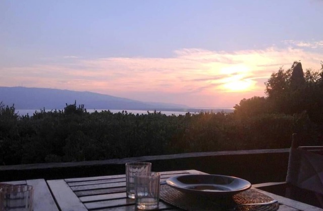villa con terraza con panorama en mar y Monte Argentario