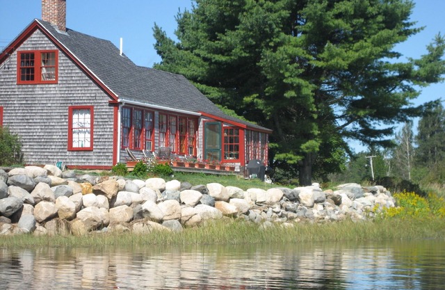 MAINE COSTA COSTA pintoresco Heron View Cottage en Machias Bay