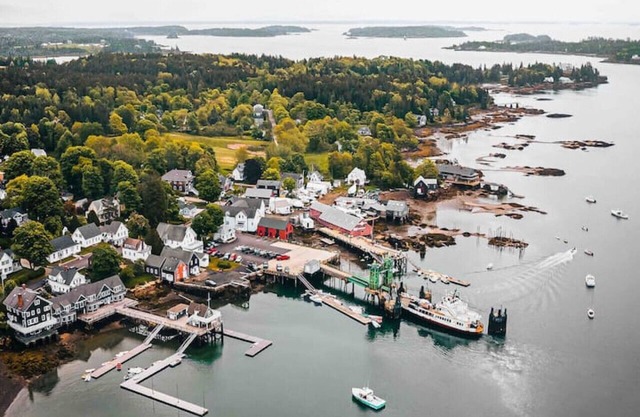 Maine Island Escape Near Ferry