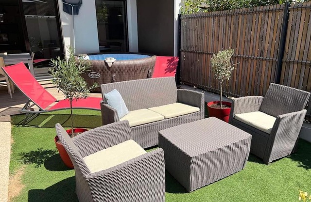 Maison 100m2 - Jaccuzzi, Jardin, 10 min plages