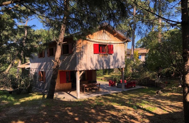 Maison bois 10 pers CapFerret Plage des Américains