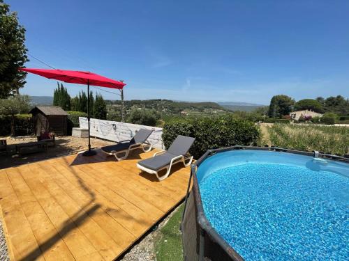 Maison climatisée avec piscine proche bandol