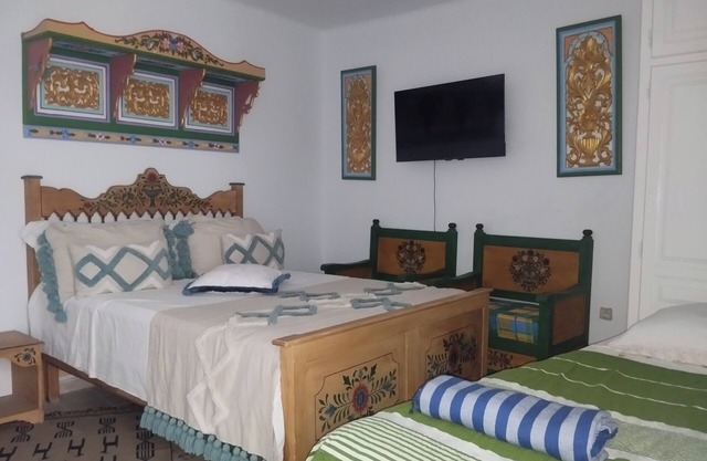Maison d'hôte Albatros Guest room with private bathroom and court view