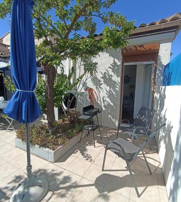Maison de plage avec grande terrasse privée