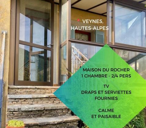 Maison du Rocher Veynes - 2 à 4 personnes - Draps et Serviettes fournies