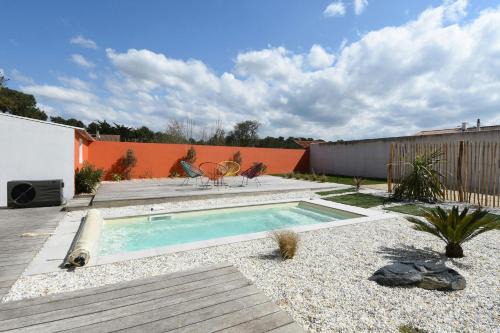 Maison pour 10 avec piscine chauffée
