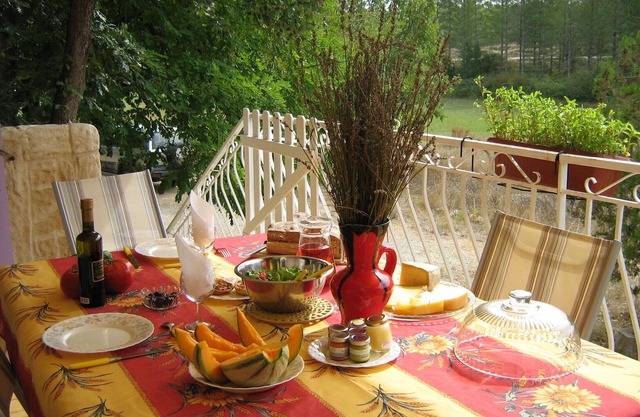 Maison provençale de caractère 3***jardin 6050m2 ; piscine au centre du village