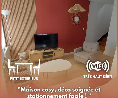 Maison sur cour - 3 ch - Calme - Proche de Tours