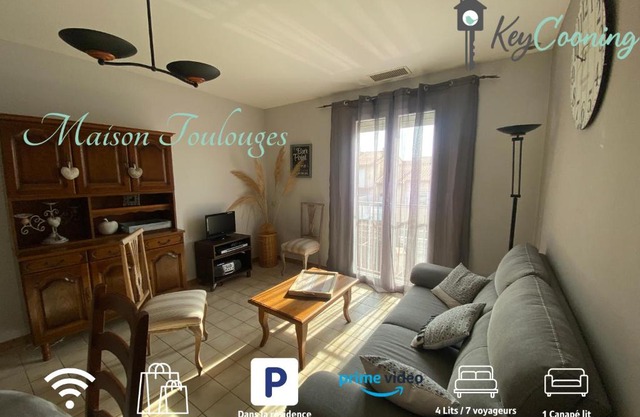Maison Toulouges Climatisée - Proche Perpignan