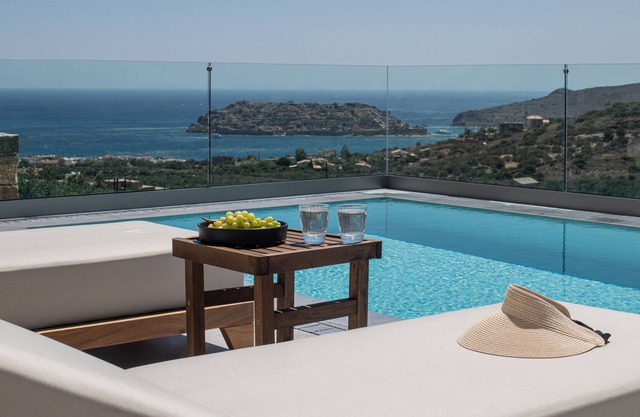 Majestic Stone and Modern Architecture Villas With Unique Views to Spinalonga