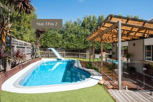 Malibu in Mt Martha with solar heated pool
