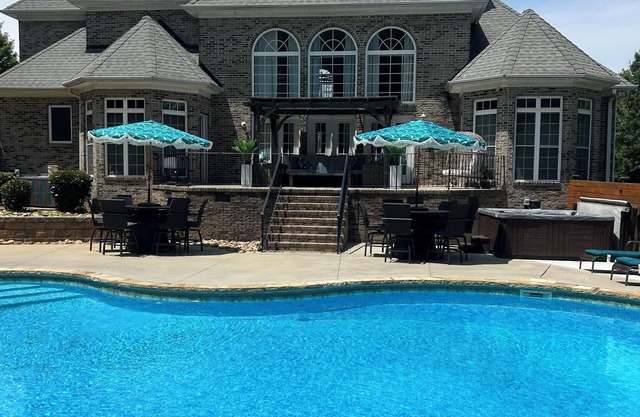 Mansion with pool, theater, and jacuzzi!