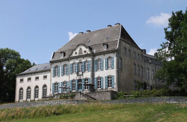Castillo en Marchin cerca de bosque