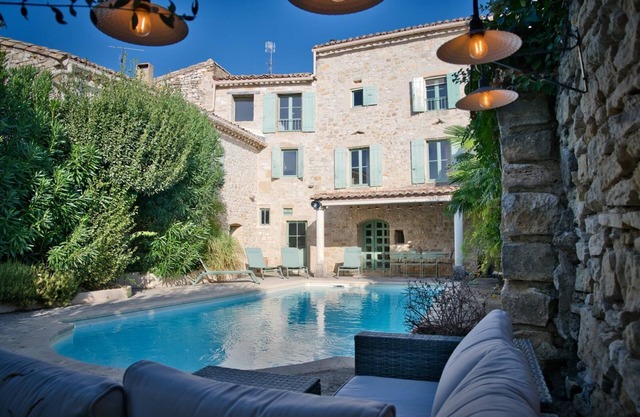 Casa de piedra climatizada piscina 6 personas uzès pont du gard