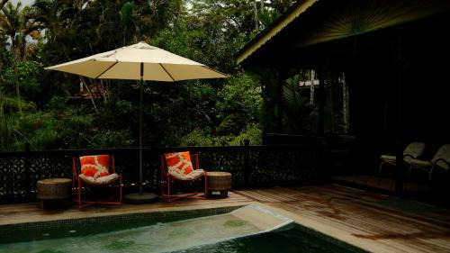Master bedroom at Rumah Sentosa
